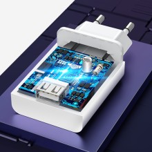 МЗП USAMS US-CC083 T22 Single USB QC3.0 Travel Charger (EU) – Білий