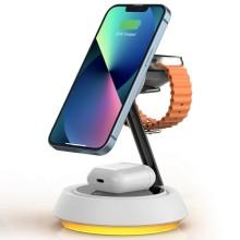БЗП WIWU Wi-W002 3 in 1 wireless charger – Білий