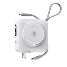 Портативное ЗУ Power Bank WIWU Wi-P051 6 in 1 PD45W с БЗУ 15000 mAh – Белый