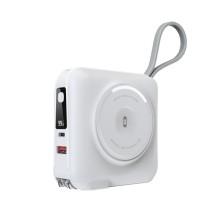 Портативное ЗУ Power Bank WIWU Wi-P051 6 in 1 PD45W с БЗУ 15000 mAh – Белый