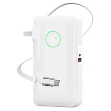 Портативное ЗУ Power Bank WIWU Wi-P049 PD20W with cable 10000 mAh – Белый