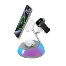 БЗП WIWU Wi-W036 Aurora 3 in 1 wireless charger – Білий