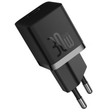 МЗП Baseus GaN5 Fast Charger (mini) 30W (1USB-C) + кабель Type-C to Type-C (P10110902) – Чорний