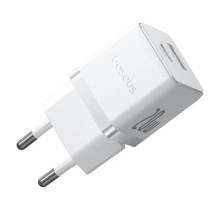 МЗП Baseus Palm Fast Charger 20W (1USB-A/1C) + кабель Type-C to Type-C (P10111608) – Білий
