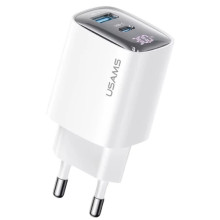 МЗП Usams US-CC229 GaN Digital Display XC Ser. 30W (1USB-A/1C) – undefined