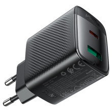 МЗП Acefast A106 GaN PD45W (1USB-A/1C) – Чорний
