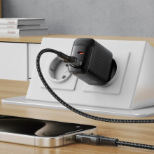 МЗП Acefast A106 GaN PD45W (1USB-A/1C) – Чорний