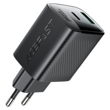 МЗП Acefast A106 GaN PD45W (1USB-A/1C) – Чорний