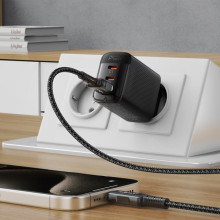 МЗП Acefast A108 GaN PD67W (1USB-A/2C) – Чорний