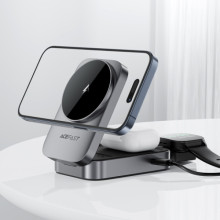 БЗП Acefast E22 desktop 3-in-1 – Сірий