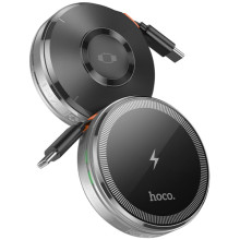 БЗУ Hoco CQ18 Flash 2in1 Magnetic + iWatch (with retractable cable Type-C)