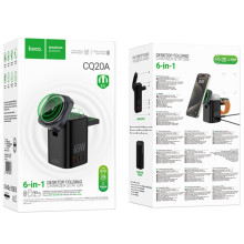 БЗУ Hoco CQ20A Clever 6in1 PD65W – Черный