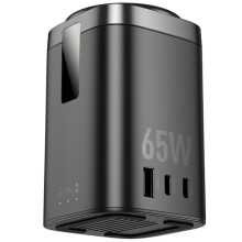 БЗУ Hoco CQ20A Clever 6in1 PD65W – Черный