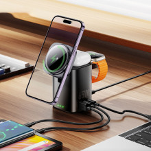 БЗУ Hoco CQ20A Clever 6in1 PD65W – Черный