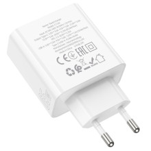 МЗП Hoco C113A Awesome PD65W (1USB-A/1C) – Білий