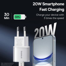 СЗУ Baseus GaN5S OS 20W (1USB-C) (P10162503) – Белый