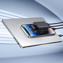 МЗП Baseus GaN6 Pro OS 65W (2USB-A/2C) + кабель Type-C to Type-C (P10162701) – undefined