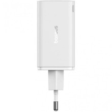 МЗП Baseus GaN6 Pro OS 65W (2USB-A/2C) + кабель Type-C to Type-C (P10162701) – Білий