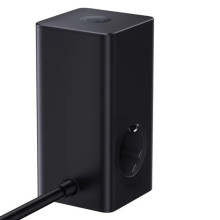 СЗУ Baseus PowerCombo Tower PowerStrip 100W (2USB-A/2C/2Socket) (1.5m) (E00023609113-00) – Черный
