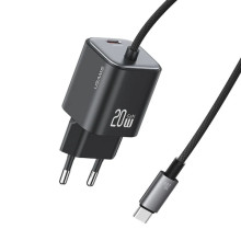СЗУ Usams US-CC261 GaN JC Ser. 20W (2USB-C) + кабель Type-C to Type-C