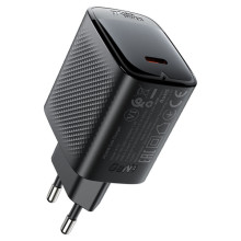 МЗП Acefast A112 GaN PD45W (1USB-C) – Чорний