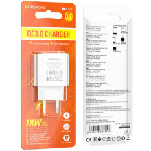 СЗУ Borofone BA72A Spring QC3.0 (1USB-A) – undefined