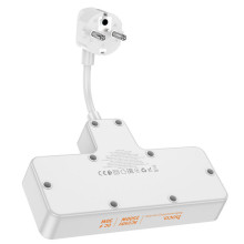 СЗУ Hoco AC12A Reise (PD30W/1C3A) +Socket – Черный