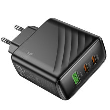 СЗУ Hoco CS26A Article PD45W (1USB-A/2C) – Черный