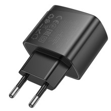СЗУ Hoco CS62A Bright PD45W (2USB-C) – Черный