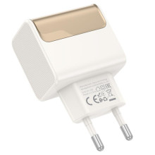 СЗУ Hoco CS73A Star Speed PD30W+QC3.0 (1USB-A/1C) – Белый