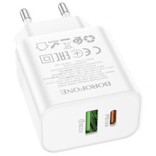 МЗП Borofone BA88A Navy PD20W+QC3.0 (1USB-A/1C) – undefined