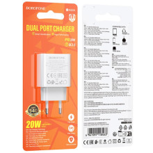 МЗП Borofone BA88A Navy PD20W+QC3.0 (1USB-A/1C) – undefined