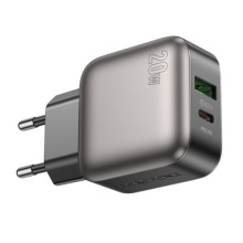 СЗУ Borofone BAS54A Absolute PD20W+QC3.0 (1USB-A/1C) + кабель Type-C to Type-C – Черный