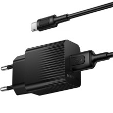 СЗУ Borofone BAS71A Source 10.5W (1USB-A) + кабель USB to Type-C – Черный