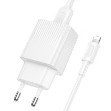 СЗУ Borofone BAS71A Source 10.5W (1USB-A) + кабель USB to Lightning – Белый