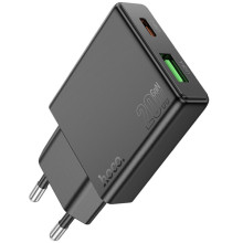 СЗУ Hoco N38 Delgado PD20W+QC3.0 (1USB-A/1C)