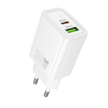 МЗП Hoco N63 Gentle PD30W+QC3.0 (1USB-A/1C) + кабель Type-C to Type-C – undefined