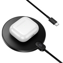 БЗУ Hoco CW62 Peak with digital display and cable 15W – Черный