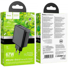 СЗУ Hoco CS27A Supply PD67W (1USB-A/3C) – Черный