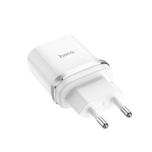 МЗП Hoco C12 Charger + Cable (Micro) 2.4A 2USB – Білий