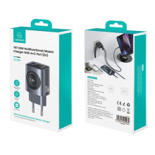 СЗУ Usams US-CC293 T67 Multifunctional iWatch Charger 20W (1USB-A/1C) – Черный