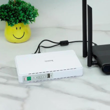 Джерело безперебійного живлення Hoco DB25 Plus Smart Mini UPS для роутерів 5V/9V/12V 10000 mAh – Білий