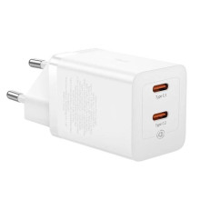 СЗУ Baseus GaN5 Pro OS + Type-C to Type-C 40W (CCGP18010) – Белый