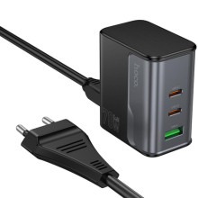 СЗУ Hoco CS76A Star Speed PD70W (1USB-A/2C) – Черный