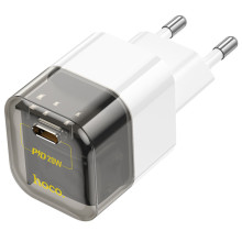 МЗП Hoco C125A Transparent PD20W (1USB-C) – Чорний