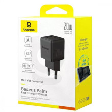 СЗУ Baseus Palm Fast Charger 20W (1USB-A/1C) (P10111608) – Черный