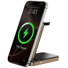 БЗП WIWU Wi-W038 Triple 3 in 1 wireless charger – Золотий