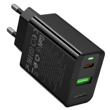 СЗУ Hoco CS95A Leader PD30W+QC3.0 (1USB-A/1C)