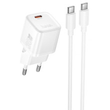 СЗУ Hoco N66 Ingenious PD35W (1USB-C) + кабель Type-C to Type-C