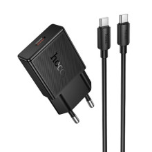 СЗУ Hoco N74 Speed ultra-thin PD25W (1USB-C) + кабель Type-C to Type-C
